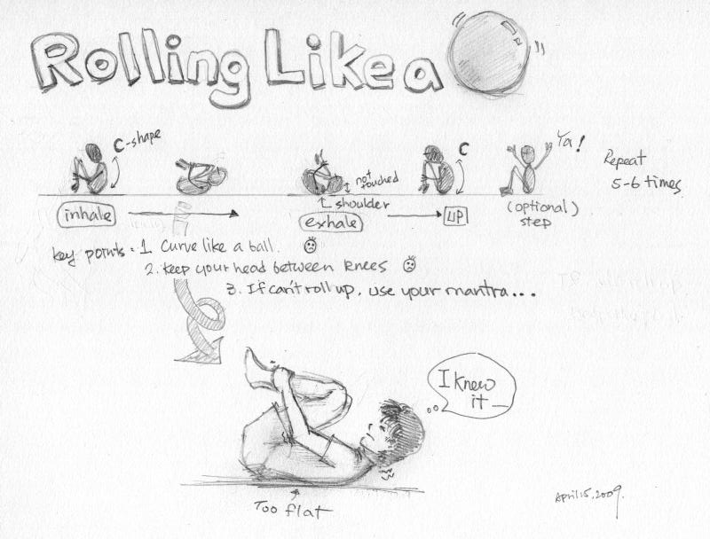 Instructions for Rolling Like a Ball